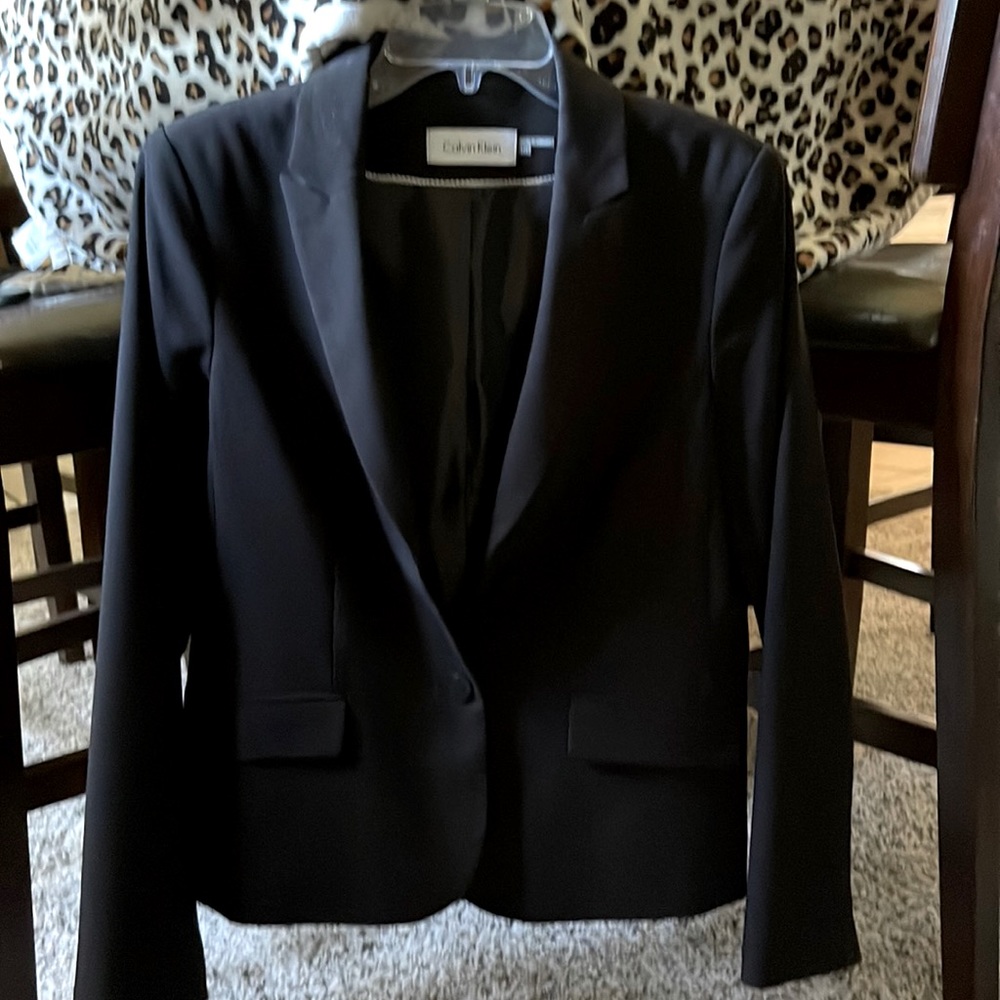 Womens Calvin Klein double breasted suit coat